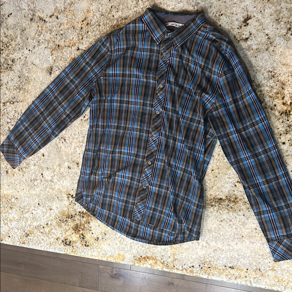 Men’s Travis Mathew Plaid Shirt